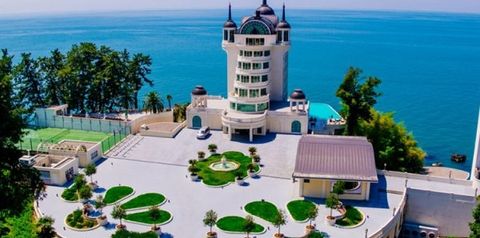 obiekt, teren hotelu