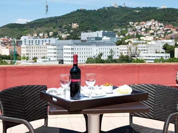 góry, balkon / taras