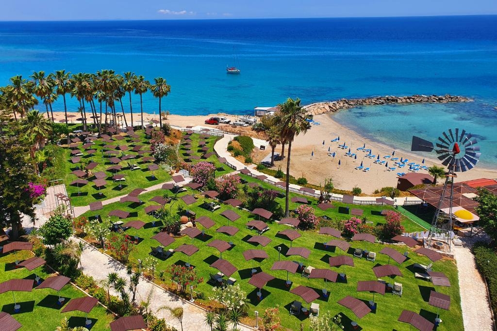 teren hotelu, plaża