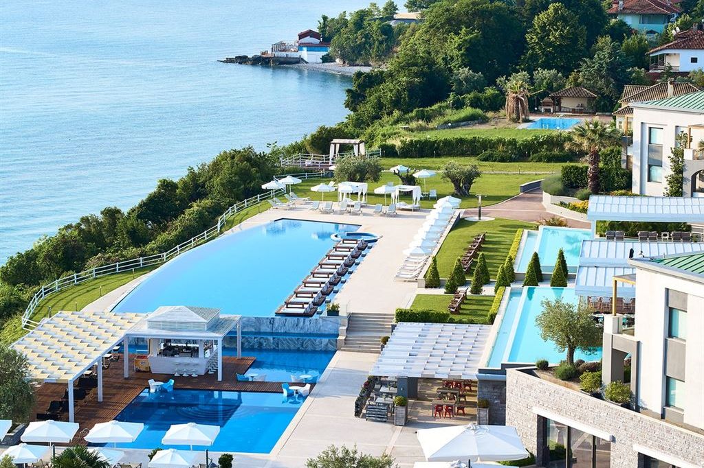 teren hotelu, basen