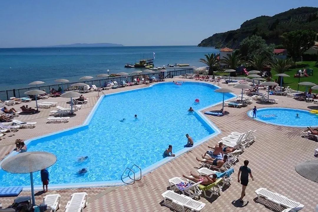 plaża, teren hotelu, basen