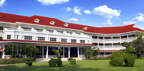 obiekt, teren hotelu