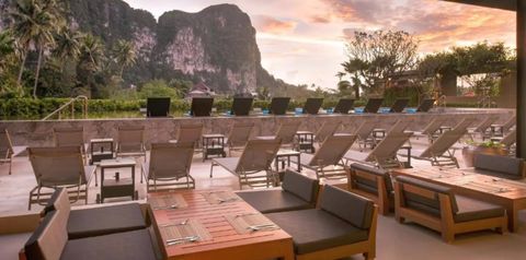 teren hotelu, restauracja