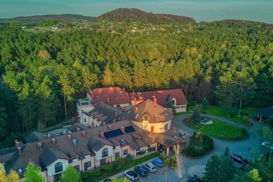 teren hotelu, obiekt