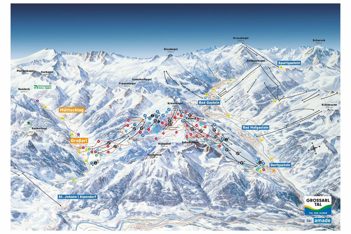 góry, wyciągi narciarskie