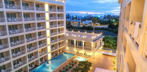 obiekt, teren hotelu, basen