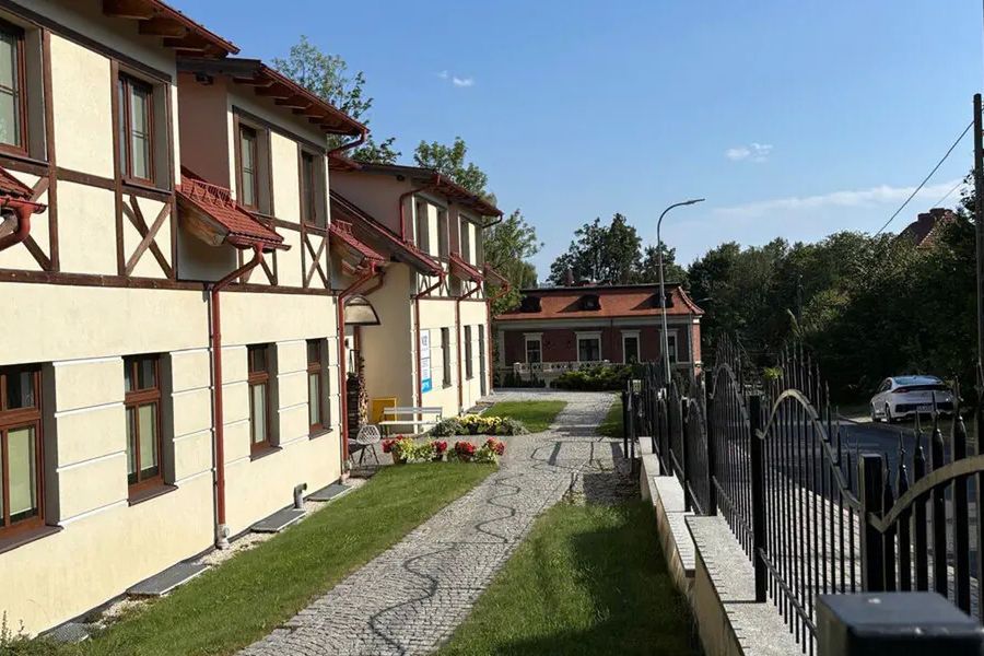 teren hotelu, obiekt