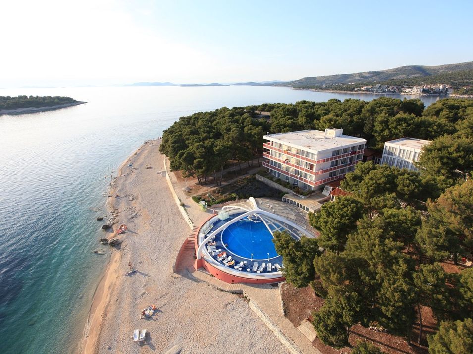 teren hotelu, plaża