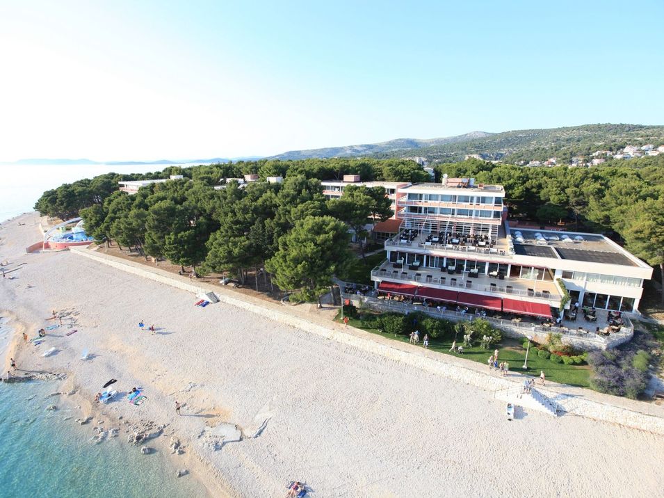 teren hotelu, plaża