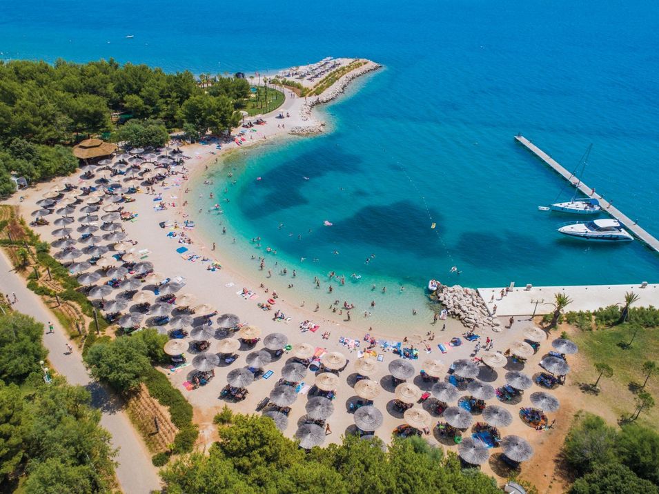 teren hotelu, plaża