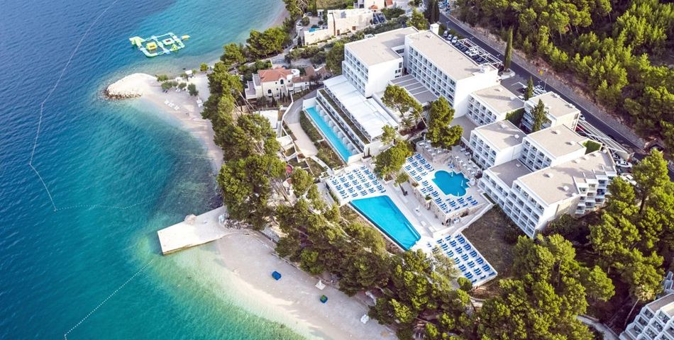 teren hotelu, plaża