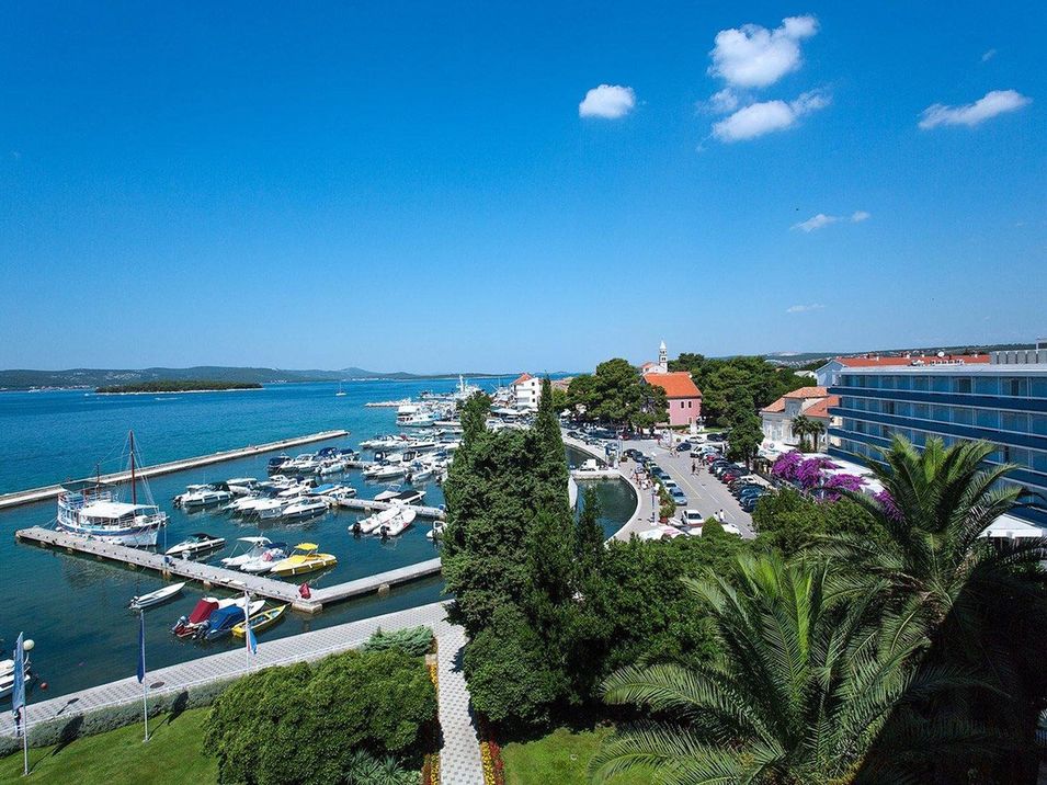 teren hotelu, plaża