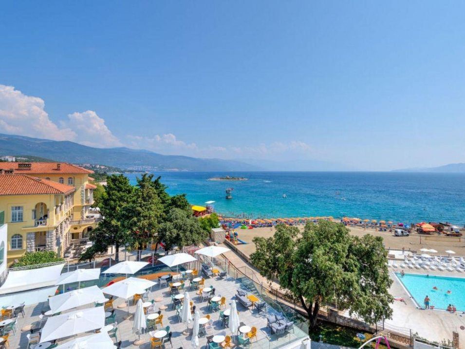 teren hotelu, plaża