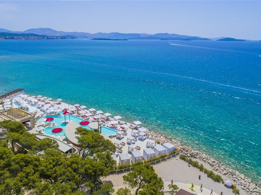 teren hotelu, plaża