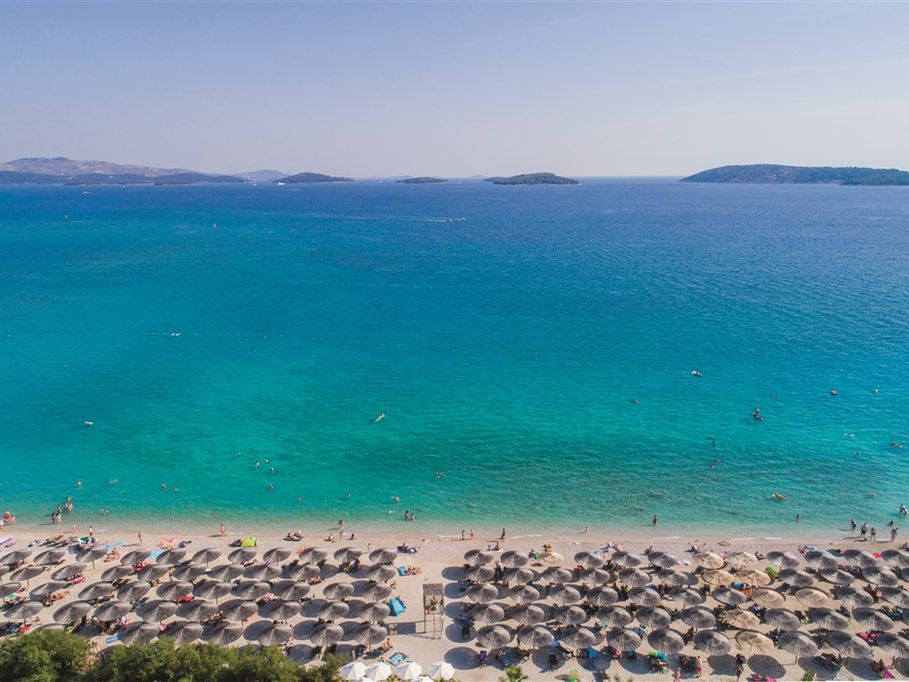 teren hotelu, plaża