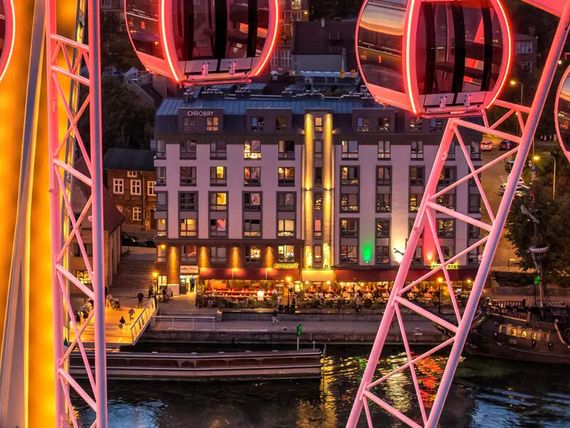 obiekt, teren hotelu, restauracja