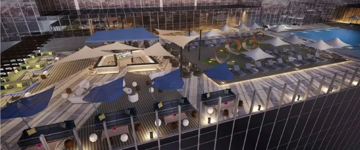 basen, teren hotelu, obiekt