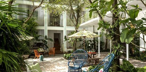 teren hotelu, balkon / taras