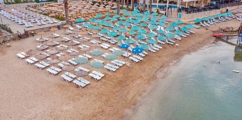 teren hotelu, plaża