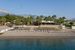 teren hotelu, góry, plaża