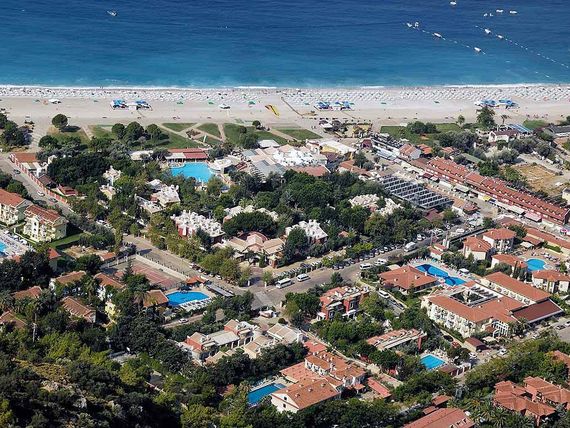 teren hotelu, plaża