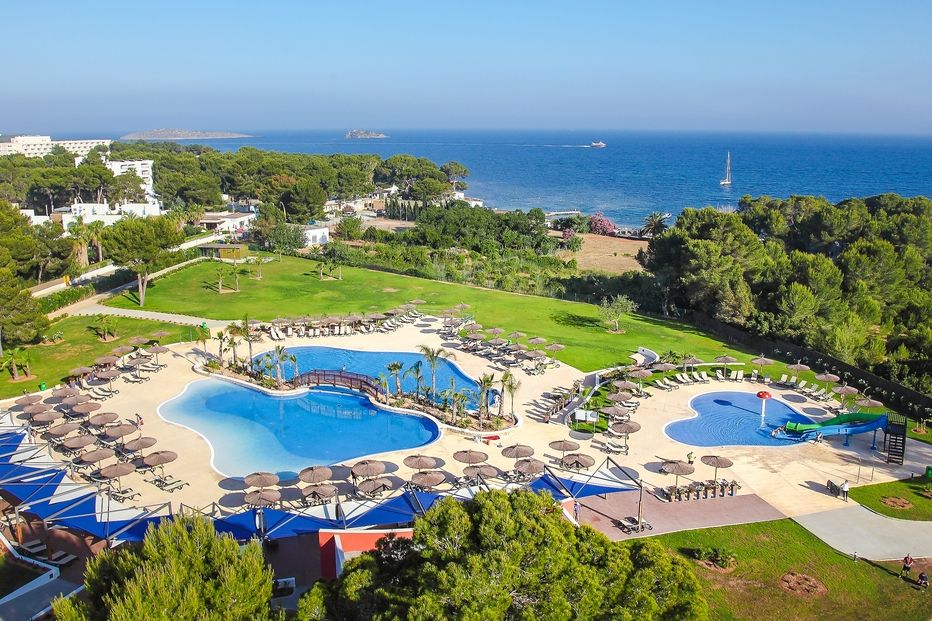 zjeżdżalnia, teren hotelu, basen