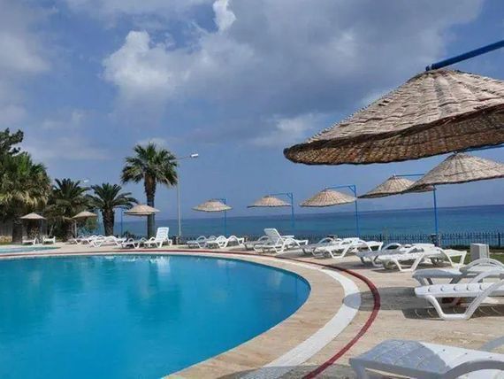 plaża, teren hotelu, basen