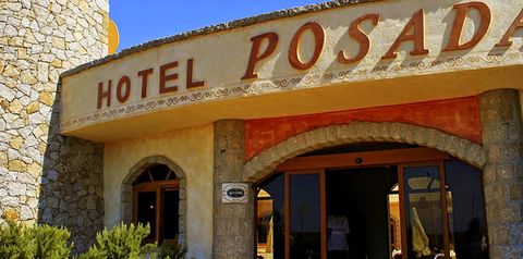 teren hotelu, budynek główny