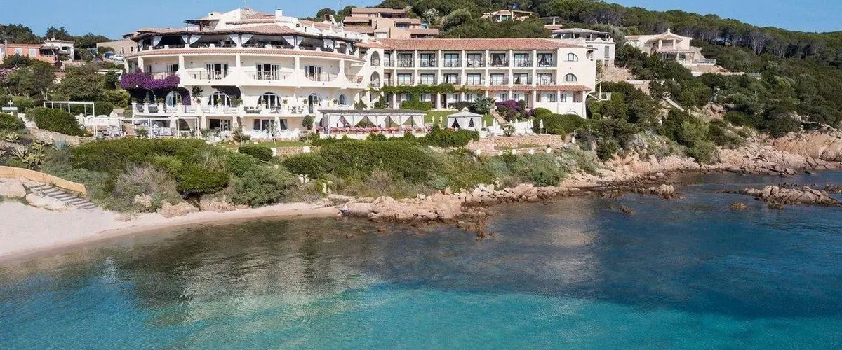 obiekt, teren hotelu, plaża