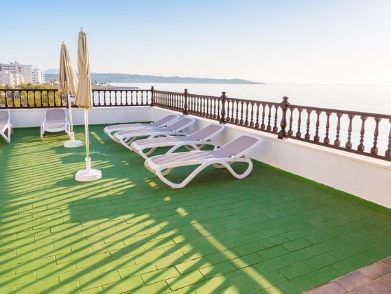balkon / taras, teren hotelu