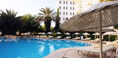 obiekt, teren hotelu, basen