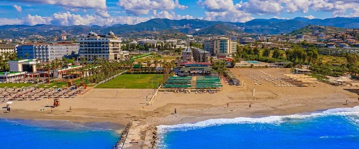 teren hotelu, plaża