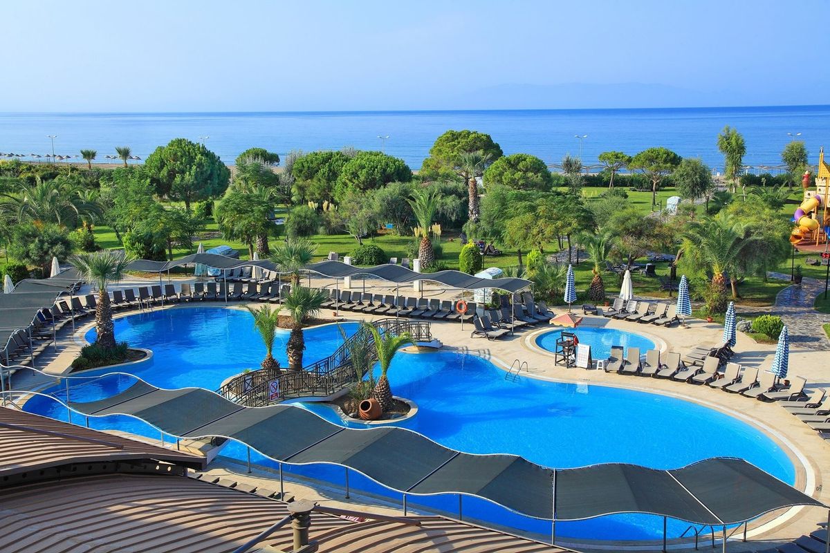 teren hotelu, basen