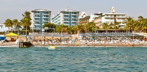 obiekt, teren hotelu, plaża