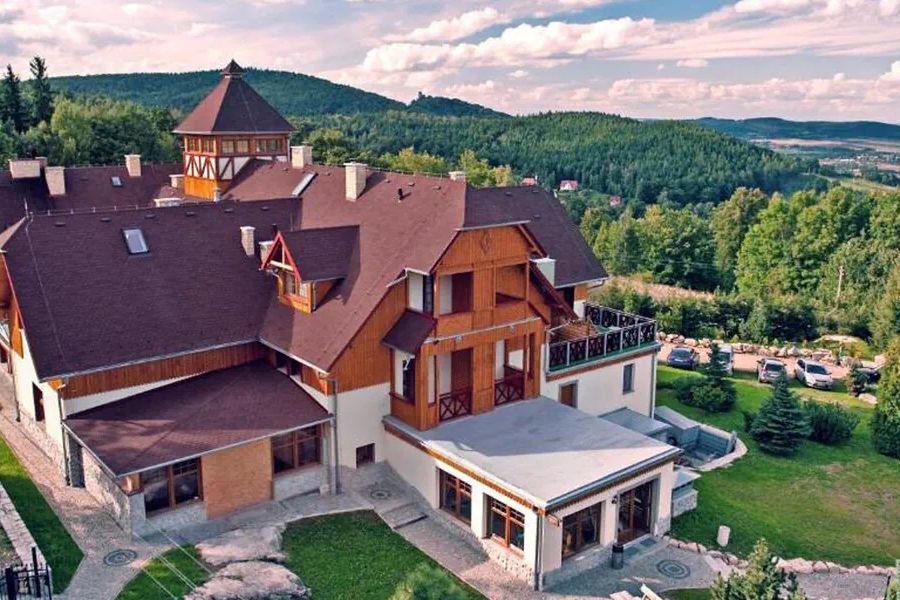 teren hotelu, obiekt