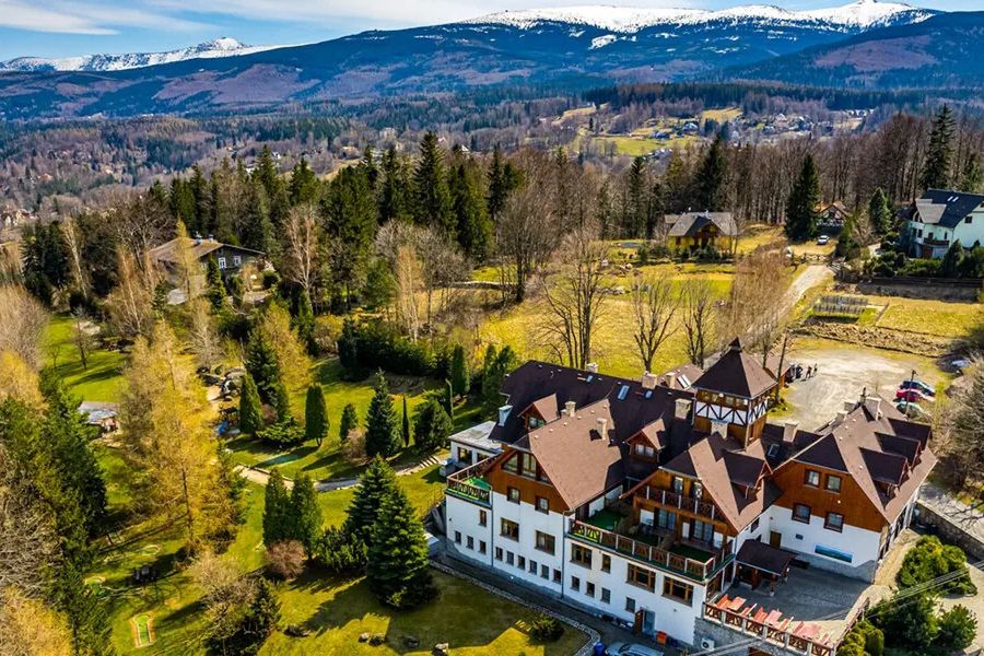 teren hotelu, obiekt