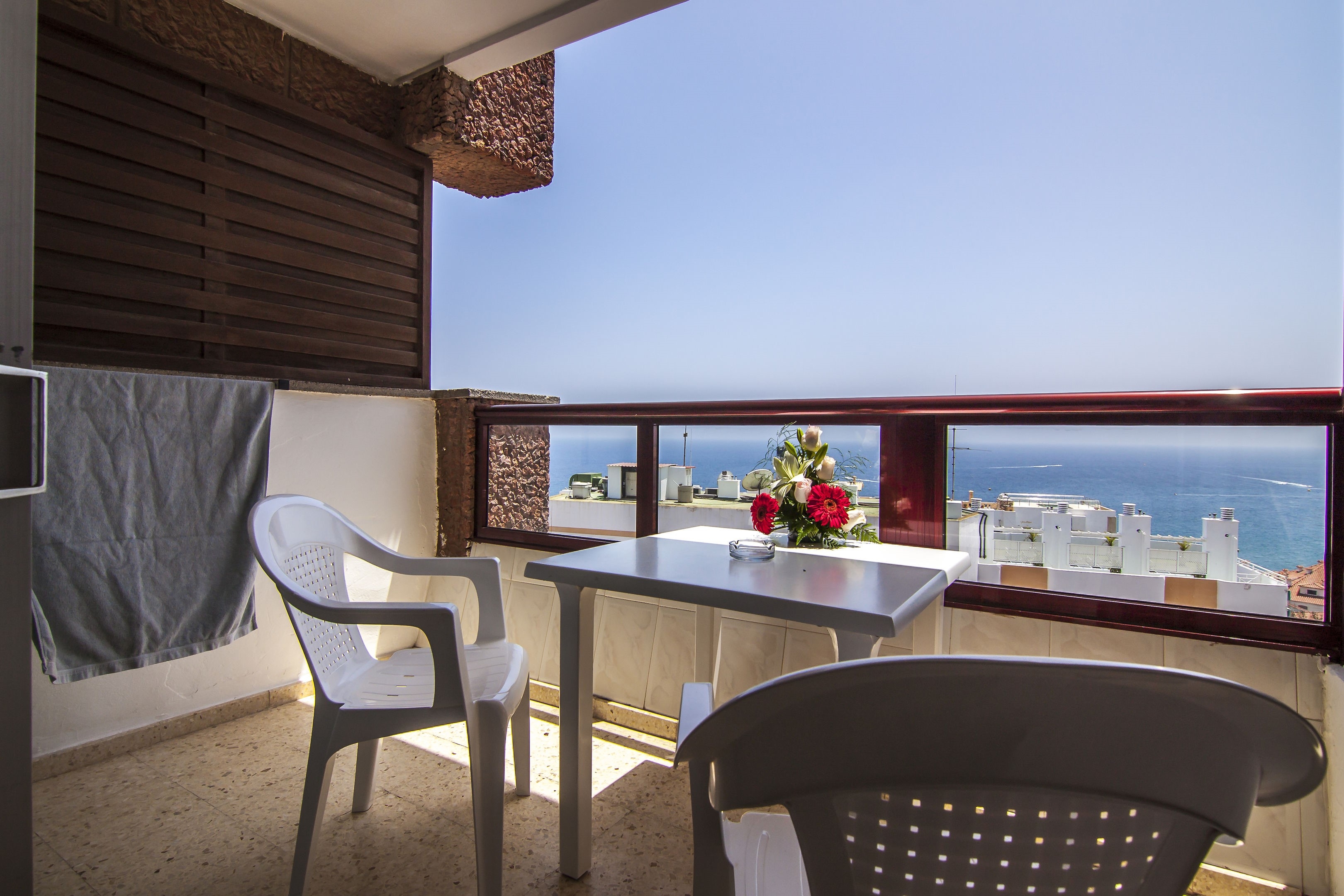 balkon / taras, pokój z widokiem na ocean
