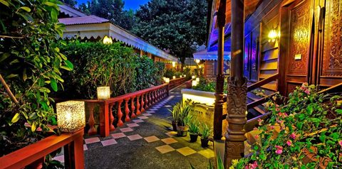 obiekt, teren hotelu