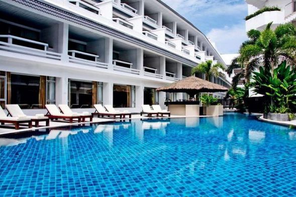 pool bar, obiekt, basen