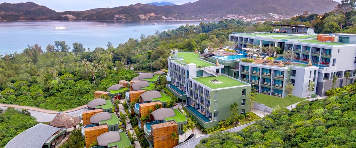 obiekt, teren hotelu