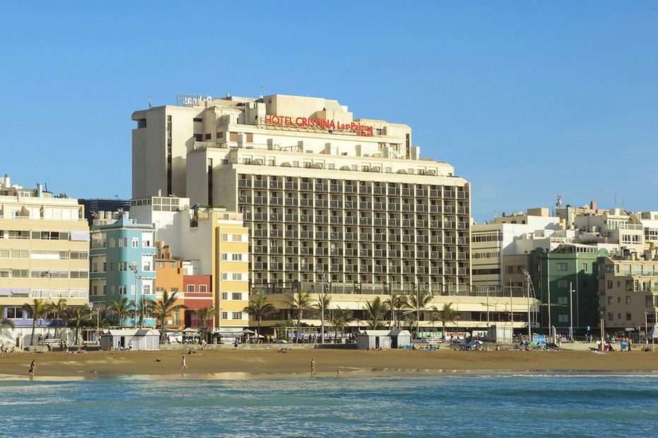 obiekt, teren hotelu, plaża