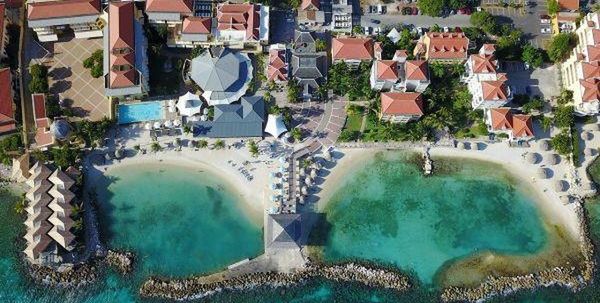 teren hotelu, plaża