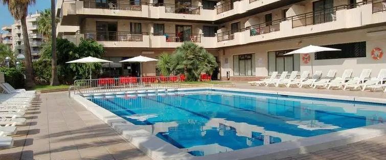 obiekt, teren hotelu, basen