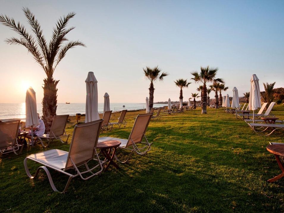 teren hotelu, plaża