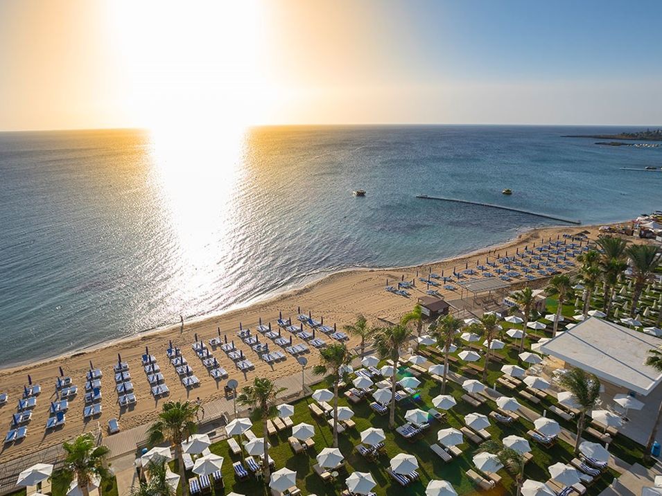 teren hotelu, plaża