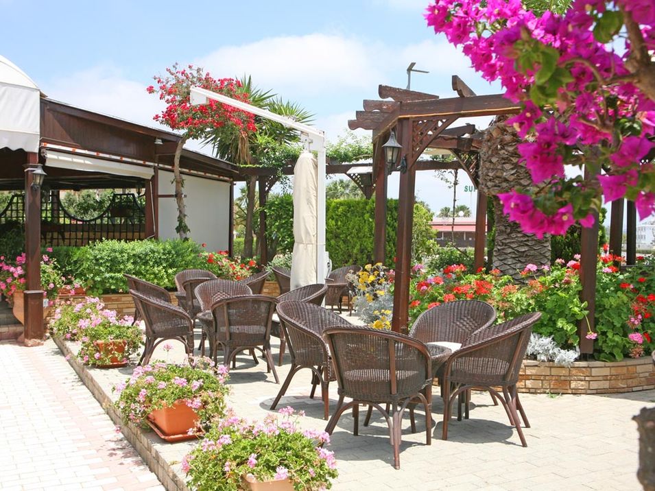 teren hotelu, kawiarnia