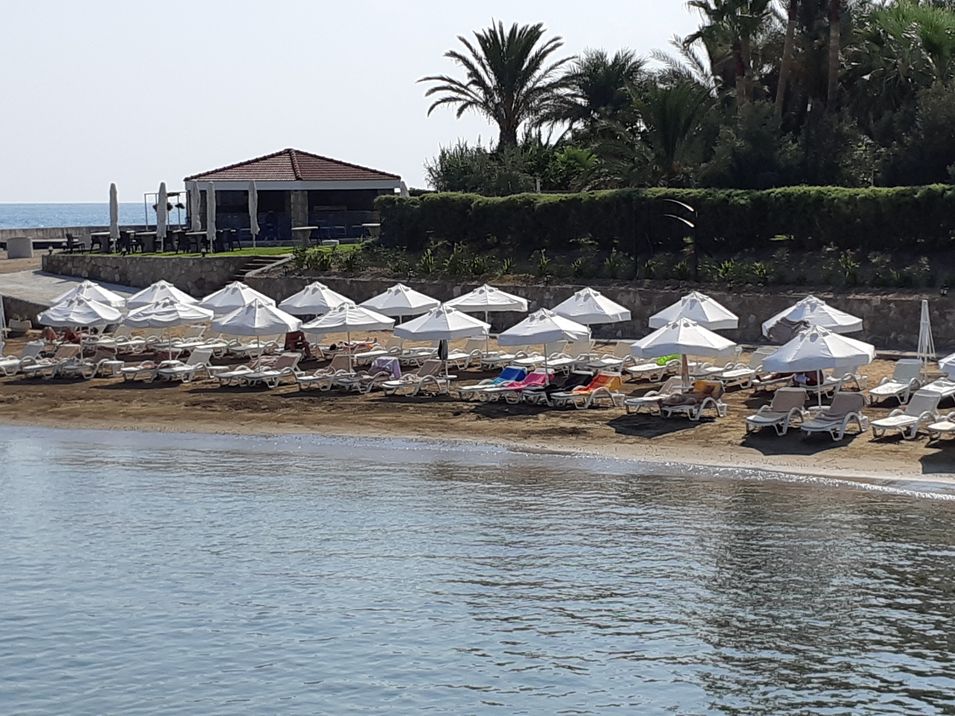 teren hotelu, plaża