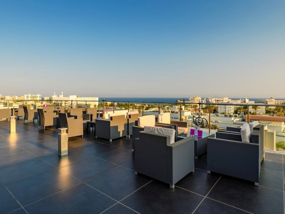 teren hotelu, balkon / taras