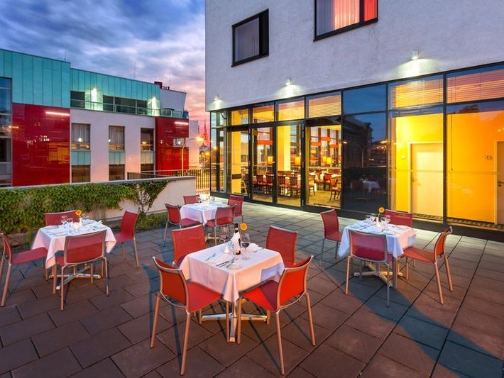 teren hotelu, restauracja