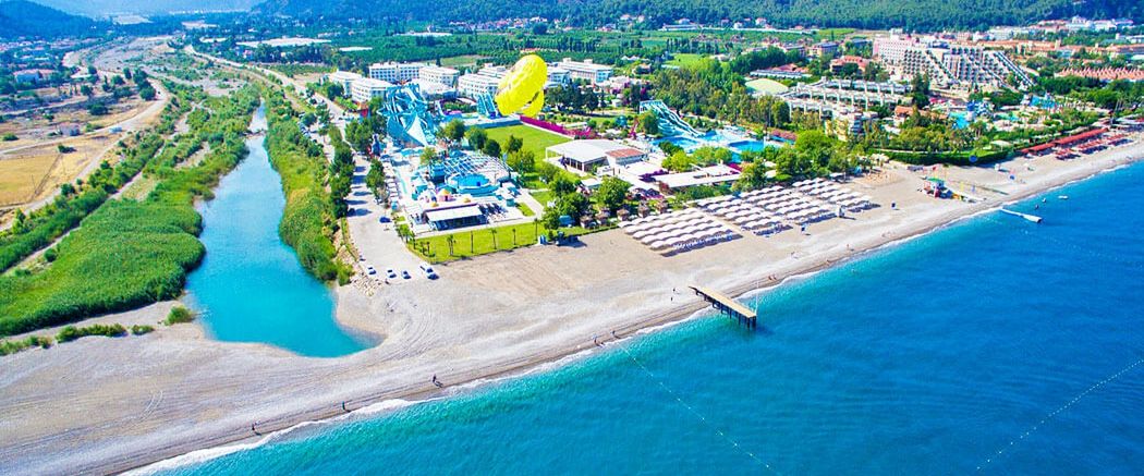 teren hotelu, plaża